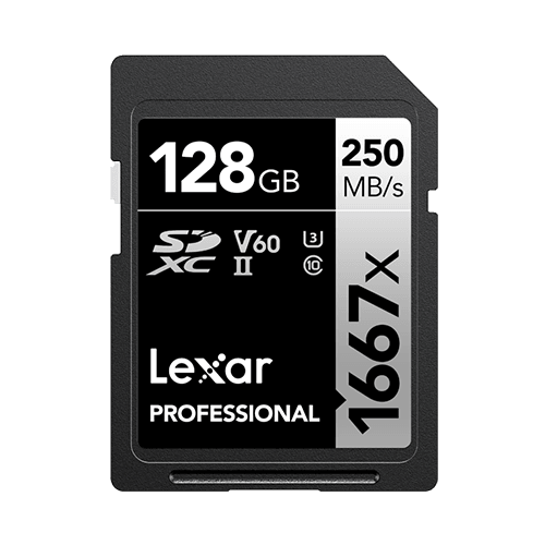 Thẻ nhớ Lexar 1667x SDXC UHS-II Dòng BẠC