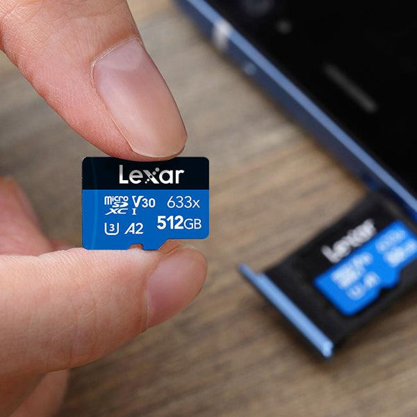 Thẻ microSD Lexar 633x UHS-I Series BLUE - phù hợp cho camera an ninh