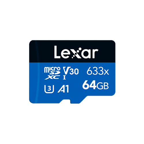 Thẻ microSD Lexar 633x UHS-I Series BLUE - phù hợp cho camera an ninh